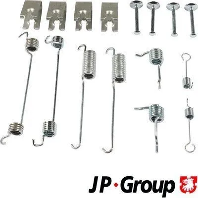 Produktbild von JP GROUP Zubehörsatz Bremsbacken 1564002710 Hinten für FORD Fiesta Mk4 Schrägheck (JAS, JBS) 32mm