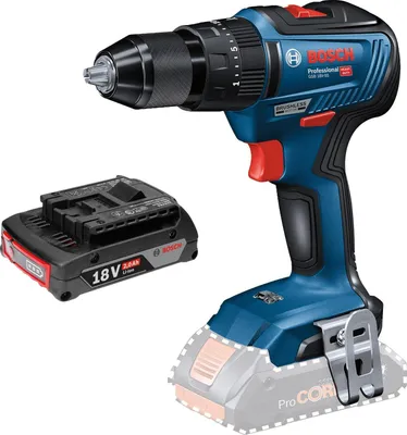 Immagine prodotto di Trapano a percussione a batteria Bosch GSB 18V-55 / 1 batteria da 2,0 Ah
