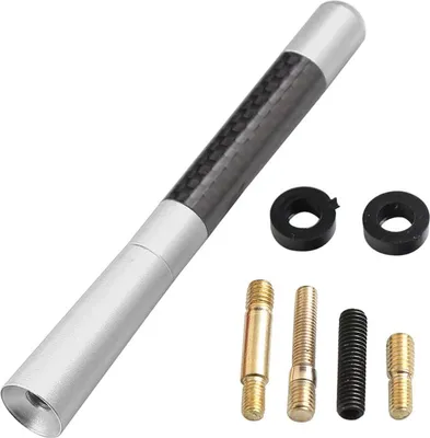 Image de Yctze Antenne de voiture à visser 4,7 pouces (Silver)