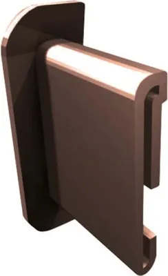 Produktbild von Renoplast Aluminium Traufprofil K35 Keramikboden, Wandabweiser, Braun