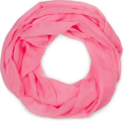 Produktbild von styleBREAKER leichter unifarbener Loop Schlauchschal | Sommerschal aus fließendem Material | Seidiges Halstuch für Damen & Herren | Weich, Luftig & Modisch | 77 x 46 cm
