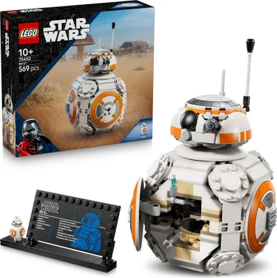 Produktbild von LEGO Star Wars 75452 Der Astromech-Droide BB-8 - Spielzeug mit drehbarem Kopf & rollendem Rad - DIY Deko fürs Schlafzimmer - Geschenk für Jungen & Mädchen ab 10 Jahren sowie Star-Wars-Fans