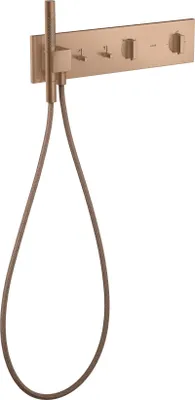 Produktbild von Thermostatmodul AXOR ShowerComposition UP 470 / 110 2 Verbr brushed red gold brushed red gold
