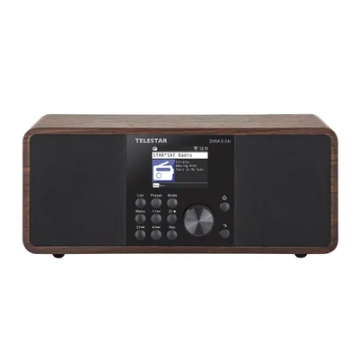 Image de TELESTAR Webradio DIRA S24i, aspect bois