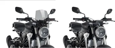 Immagine prodotto di Cupolino PUIG naked sport fumè chiaro omologato ABE per Honda