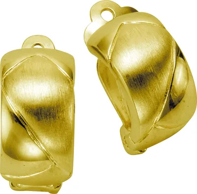 Produktbild von F Ohrhänger 925/- Sterling Silber 1,5cm gelb 273220617V