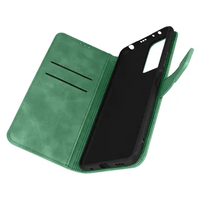 Obrázek produktu pro Obal na telefon Xiaomi Redmi Note 10 Pro, skládací s peněženkou, zelený