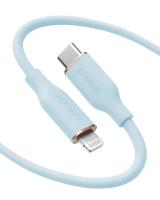 Produktbild von Anker 641 USB-C auf Lightning Kabel 1.8m / Misty Blue