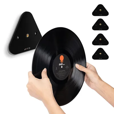 Immagine prodotto di Omgoods - Supporti a parete per dischi, set da 4 pezzi