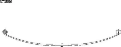 Produktbild von CS Germany 10.673.550.00 Blattfedern Hinten 750/750mm