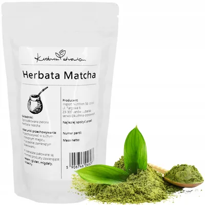 Produktbild von Matcha Tee Pulver 200 g | Gemahlener Grüntee für Getränke und Küche