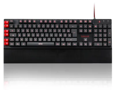 Image de LEFENIX - Clavier de jeu à membrane REDRAGON Yaksa K505, version française