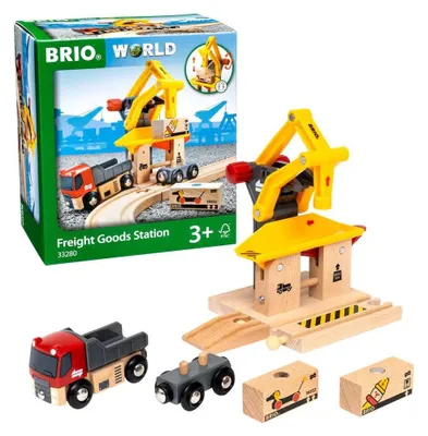 Produktbild von BRIO Frachtverladestation 6-teilig, ab 3 Jahren (33280)