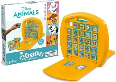 Produktbild von Winning Moves Disney Animals Top Trumps Match, 3 Jahr(e)