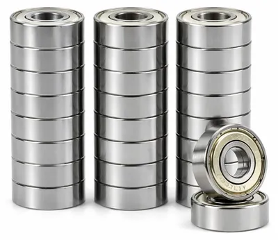 20x 608zz Kugellager, 8x22x7 mm, doppelt abgedichtet, Metall