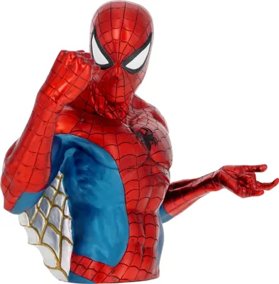 Produktbild von Monogram Spider-Man Bust Bank, Marvel Heroes, Blau, Rot, PVC, 1 Stück(e)