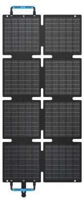Obrázek produktu pro Přenosný solární panel, výkon 60 W, monokrystalické články, výstupy USB-A a USB-C, skládací design, účinnost 24,7 %