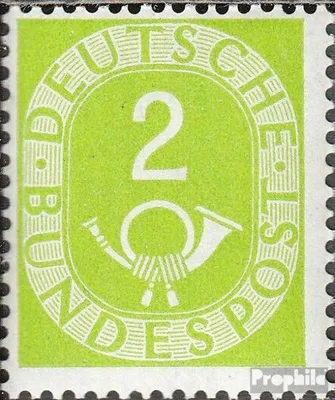 Produktbild von Briefmarken BRD (BR.Deutschland) 1951 Mi 123 postfrisch Posthorn
