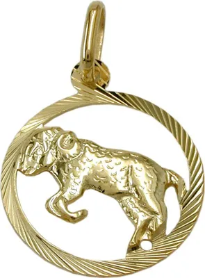 Produktbild von Anhänger Kettenanhänger Sternzeichen Widder aus 375 Gold Gelbgold Goldanhänger