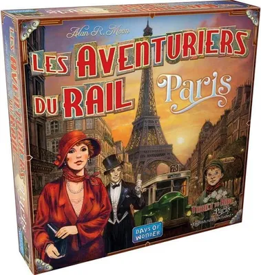 Zdjęcie produktu dla Rail Adventurers Paris  Asmodee  ab 8 Jahren