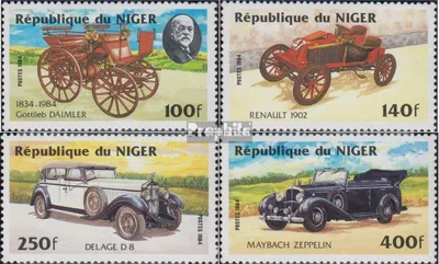 Produktbild von Briefmarken Niger 1984 Mi 892-895 (kompl.Ausg.) postfrisch Autos