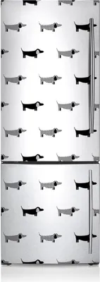 Produktbild von Dekoration Kühlschrank Aufkleber Magnete Küche Kühlschrankmagnete 70x190 cm - Dachsunds.