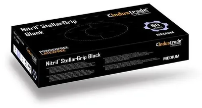Produktbild von 10x Nitril StellarGrip black | Packung (50 Stück)