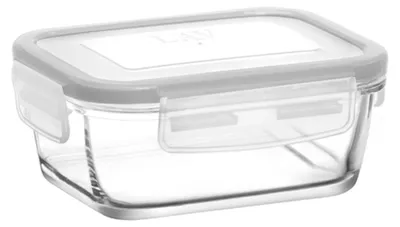 Produktbild von 4er Frischhaltedosen Set Glas Aufbewahrung Vorratsbehälter 400+375 ml