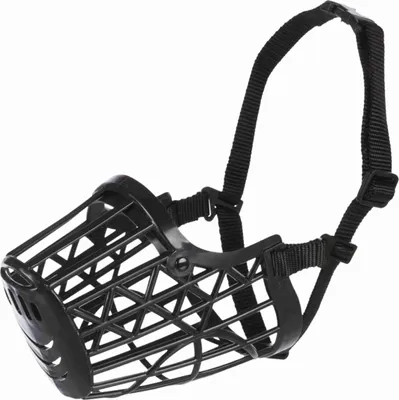 Zdjęcie produktu dla TRIXIE 17603, Pies, Kaganiec koszykowy, M, Czarny, Monochromatyczny, Plastik