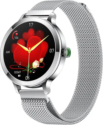Produktbild von Smartwatch Damen mit Bluetooth Anruf, Fitness Tracker Uhr mit Herzfrequenz, Blutdruck, Schlafmonitor & Sportmodi
