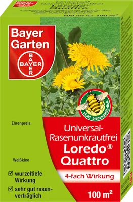 Produktbild von Bayer Universal-Rasen Unkrautfrei Loredo Quattro 100 ml