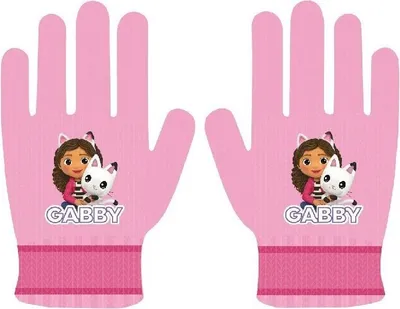 Obrázek produktu pro Gabby's Dollhouse Světle růžové dětské rukavice