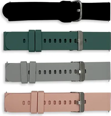 Produktbild von Kendox LifeTracker Ersatzarmbänder 4er-Set – Austauschbare Silikonarmbänder
