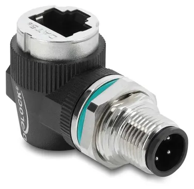 Obrázek produktu pro DeLOCK 90664, D-coded 4 pin, RJ-45, Černá