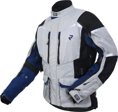 Image de Veste textile moto Rukka Rimo-R, gris/bleu, 64