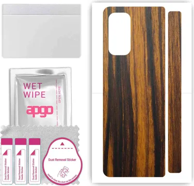 Produktbild von apgo Rückseite Schutzfolie, Skin, kompatibel mit Xiaomi Mix Fold, Hinten Displayschutzfolie aus Vinylfolie, kratzfest, einfache Montage - Tigerwood