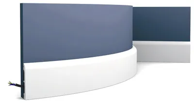 Image de Orac Decor SX183F AXXENT CASCADE Plinthe Moulure flexible Moulure décorative 2 m