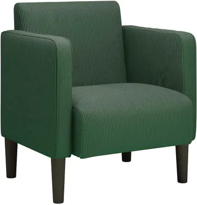 Produktbild von Sessel mit Armlehnen, dunkelgrün, 54 cm, Cordstoff, 15 kg