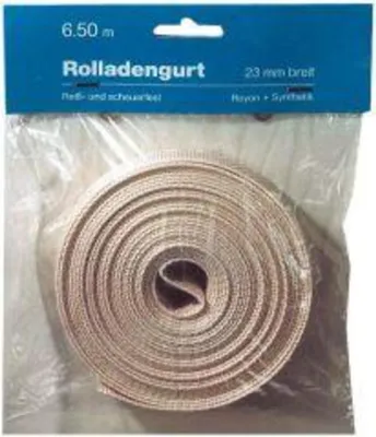 Produktbild von Rathgeber Rollladengurt 14/15 mm x 6 m SB,creme ,320 kg Reißfestigkeit