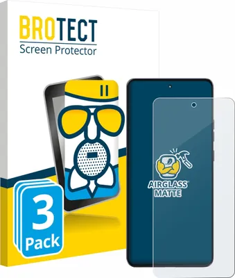 Produktbild von 3x BROTECT Entspiegelungs Schutzglas für Motorola Moto G86 Power Schutzfolie Panzer Folie Glas Display Schutz matt