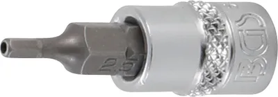 Image de BGS Embout de tournevis à emmanchement carré 6,3 mm (1/4") à six pans creux avec alésage 2,5 mm - 5156-2-5