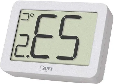 Immagine prodotto di Piccolo display digitale per la temperatura interna, bianco, 55x15x40 mm