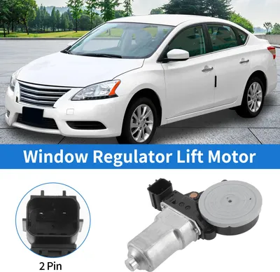 Image de Moteur De Lève-Vitre Électrique Côté Passager Arrière Droit Pour Nissan Maxima 2016-2019 No.827303Ta2A/827303Ta1A 2 Broches Moteur De Lève-Vitre