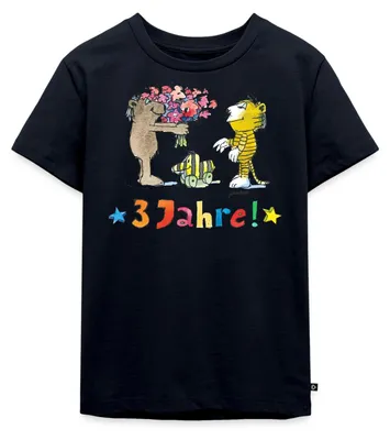 Produktbild von Spreadshirt Janosch Geburtstag 3 Jahre alt Kinder Premium T-Shirt, 134/140 (8 Jahre), Navy