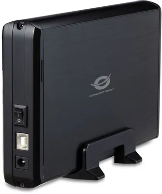 Obrázek produktu pro Conceptronic CHD3SU, Rámeček na HDD, 3.5", SATA, Serial ATA II, Serial ATA III, 0,48 Gbit/s, USB konektivita, Černá