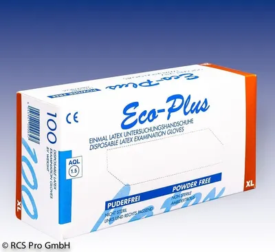 Produktbild von Eco Plus Latexhandschuhe  XXL
