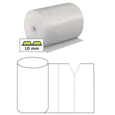 Produktbild von 1x 1-PACK BubbleStar Luftpolsterfolie 100cm x 100m perforiert alle 30 cm