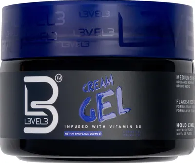 Produktbild von L3VEL3 Cream Hair Gel Medium Hold and Volume 250ml