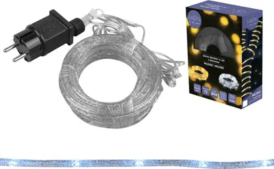 Produktbild von Weihnachtsbeleuchtung Beleuchtung Lichterkette Moon In The Room 72 LEDs Schnur mit Glitzer gold Lampen Kaltweiß