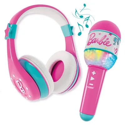 Image de Lisciani 104468 - Casque Bluetooth Barbie avec microphone Karaoké Enfants Musique rose